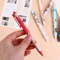 【Nice Day Toy Findings Store】(NEW)6 Pcs/Set Chinese Retractable Gel Pen Black Ink Signature Pen. 