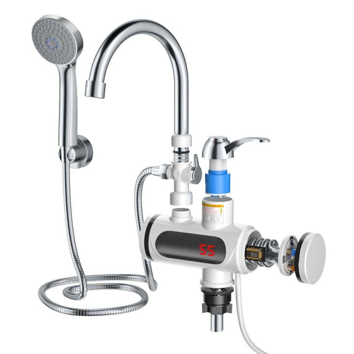 Instant Electric Water Heater Tap & Geyser | Hot Water Tap with Digital ...