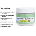 CLAY MASK | ANTI-ACNE CLAY MASK | SALICYLIC ACID | 200G | MASK | FACE MASK | MZ SKINCARE. 