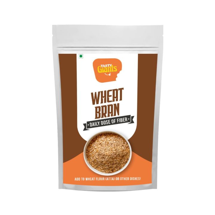Tasty Giants Wheat Bran| Atta Choker| High Fiber| Weight Management| Source of Iron | 1000g