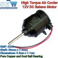 12V DC High Torque Air Cooler Baleno Motor – Pure Copper D Shaft | 3200 RPM | Dual Ball Bearing. 