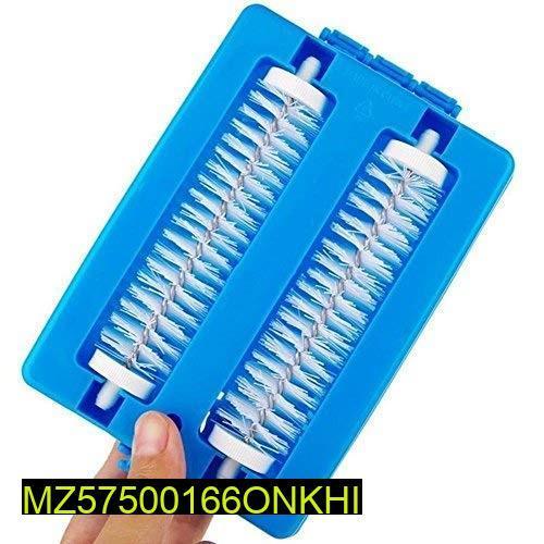 Auto Carpet Cleaning Dust Storage Brush with Built-in 2 Rollers