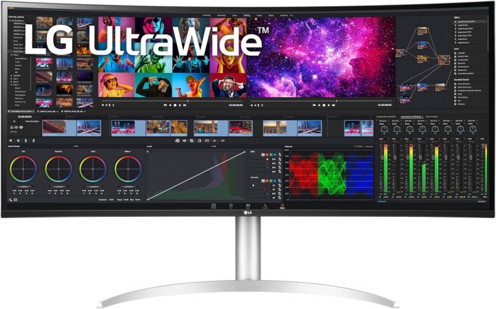 LG 40WP95C-W 40” UltraWide Curved Black Monitor