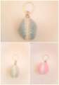 Pack of 03 Elegant Stylish Macaroons Shaped Aesthetic Crochet Woolen Keychain. 