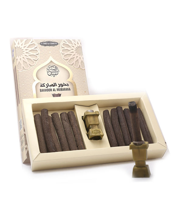 Mubarka Bakhoor 12 Sticks Free Burner