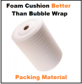Better Than Bubble Wrap 12 Inch Foam Soft Cushion Roll Packing Material High Quality (Select Lenght In Variation Area Before Order). 