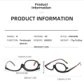 Rotating Makeup Reading Glasses Magnifying Makeup Eyewear Flip Down Lenses Fashion Colourful Frame Folding Eyeglasses for Women. 