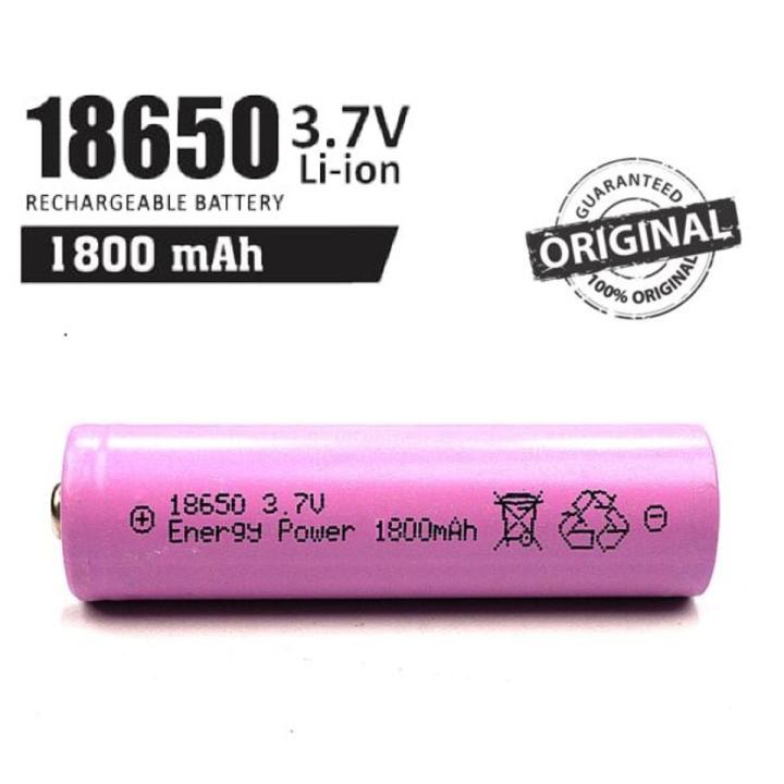 100% Original 1800mah Cell / lot 3.7V 1800mAh For Power Bank | 18650 Li-ion Battery Real Capacity ICR18650 Batteries for flashlight and other electronic products Rechargeable