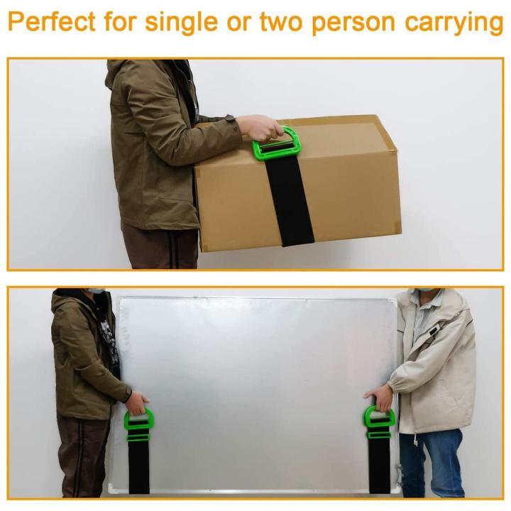 Heavy Furniture Moving Straps Arm Useful Lifting Transport Carry Rope Belt Enjoy sports life Max load 150kg 180cm Carry Ropes Lifting Straps Travel Portable Luggage Strap Boxes Mattress Moving Strap Transport Belt Wrist