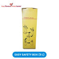 Easy Safety box Medically waste Disposal Biohazard safety Cardboard Box 5L. 