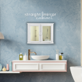 Straight Mirror Cabinet. 