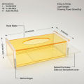 High Quality Acrylic Tissue box holder Modern Design Shape Rectangular For Best Your kitchen And Dining. 
