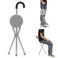 Folding Walking Stick With Seat Tripod Travel Cane Hiking Chair/Namaz Chair Eunoia. 