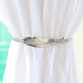 Peacock Shape Wedding Elastic Strap Decorative Bridal Belt, Stretchy Skinny Metal Strap. 