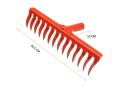 Garden Rake with Sharp points Best Garden Tool - Twisted Tooth Rake Head Heavy Duty Rake Replacement Metal Steel Rake Head Only (Without Handle). 
