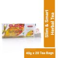 𝗛𝗘𝗠𝗔𝗡𝗜 𝗟𝗜𝗩𝗘 𝗡𝗔𝗧𝗨𝗥𝗔𝗟 - MIX FRUIT SLIM & SMART TEA 20 T-BAGS. 