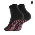 1 Pair Magnetic Tourmaline Lymphvity Slimming Health Sock Tourmaline Socks Slimming Health Sock Winter Warm Self-Heating Socks. 
