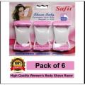 6 pcs Ladies Womens Girls Shaver Trimmer Bikini Razor soft Body Razer soft and smooth girls and women use - for beautifull and smoothh skin. 