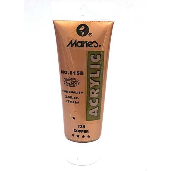 Marie's 75ml Acrylic Colors Paint Tubes-138 Copper