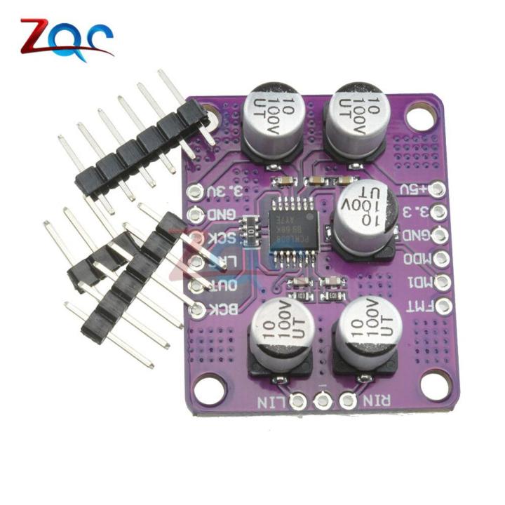 PCM1808 105dB SNR Audio Stereo ADC Single-Ended Analog-Input Decoder 24bit Amplifier Board Player Module