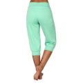 Women Casual Solid Color Low Rise Drawstring Pockets Sports Capri Pants Women's Fashion Short Trouser Pants Women's. 