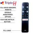 TCL Voice Remote Control Universal Original With Social Buttons RC802V FNR1 RC802V TRIPLE H. 