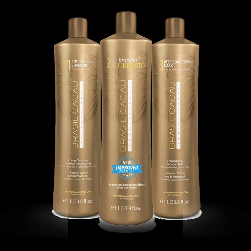 Eco Keratin Kit Brasil Cacau Keratin Treatment Litre Cadiveu