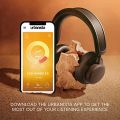Urbanista Los Angeles Solar Powered Active Noise Cancelling Headphones with Infinite Playtime, Powerfoyle Self Charging Wireless Over Ear Bluetooth 5.0 Earphones, On Ear Detection, Midnight Black. 