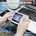 Portable Charger with Handheld Console Games - 8000mAh Power Bank Game Player, 2.8” Color Screen, 416 Retro Games, Dual USB External Battery Pack for Phone, Tablet & More. 