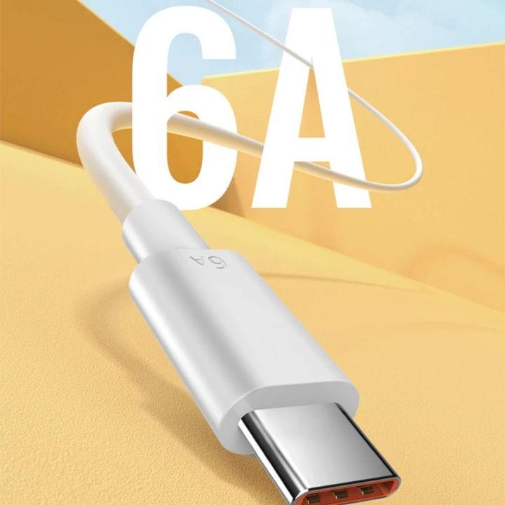 Original Xiaomi 6A Turbo Charge Cable - Premium USB Type C Fast Charging for Mi10, Mi11, Redmi Note 10, 11, 13 & 13 Pro - Ultra Fast Rubber Material All Models Supported 33W Ultra Fast Charging Cable