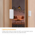 SMATRUL - Tuya/Smart life - WiFi Mini Door Sensor - Smart Door Open/Closed - Window Sensor - Detectors Trigger Device - Support Intelligent linkage - Work for Alexa/Google Home. 