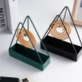 Mosquito Coil Stand Triangle Anti-scald Mosquito Coil Holder Stand Wax Melt Burner Home Decoration Aromatherapy Burner By BRIGHT (House Hold Accessories). 