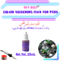 PCB LIQUID SOLDERING FLUX- LIQUID FLUX FOR PCBs- FLUX LIQUID FOR SOLDERING- FLUX PASTE- SKY BOLT PCB LIQUID SOLDERING FLUX. 