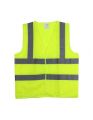 Safety Jacket / Safety Vests - Yellow / Orange Blue / Red Color Reflective Strips High Visibility Traffic Jacket 60 Gms And 120 Gms. 