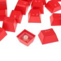 108-Key ABS Translucent Keycaps Key Cap for Mechanical Keyboard Red. 