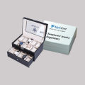 MyleCart Leather watch storage box 20 slots, new men's watch watch storage box, watch display box, black jewelry gift box best gift. 