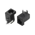 5PCS - DC-005 Black DC Socket Connector 5.5*2.1mm. 