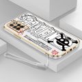 Casing for Infinix Note 10 Pro Phone Case Character Pattern One Piece Plating Silicone New Design Cover. 