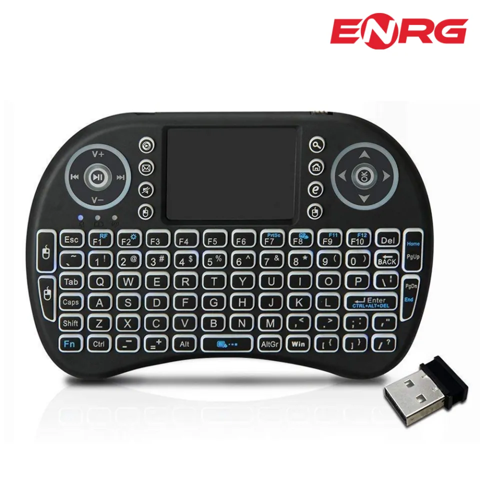 Energy ENRG RGB Mini Wireless Keyboard Bluetooth Dual