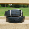 Double Sided Dotted Formal Men's Leather Belt. 