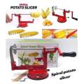 Spiral Potato Cutter - Manual Machine Vegetable Spiraliz Stainless Steel Twisted Potato Apple Slicer Spiral French Fry Cutter Cooking Tools-Basic Kitchen Accessories. 