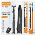 PLOKAMA PK-996 Multifunctional Tripod Mobile Stand With Bluetooth Remote - Black. 