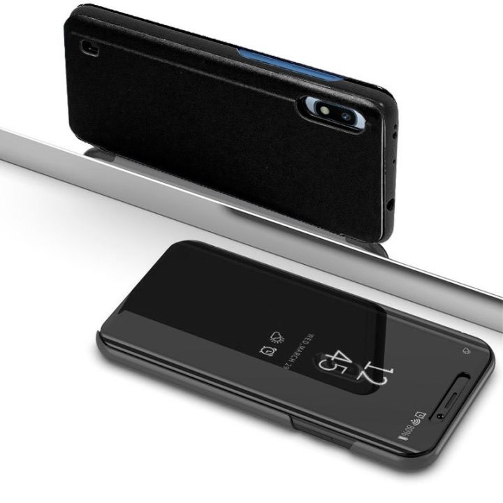For Samsung Galaxy A10 Luxury Mirror View Full Body Protection