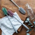 1Pcs Multi Purpose Kitchen Supplies Silicone Long Handle Milk Bottle Brush 3Colors for Household Cup Scrubber Cleaning Tool. 