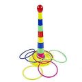 Ring Toss Quoits Hoopla Throw Game Tower Kids Toy. 