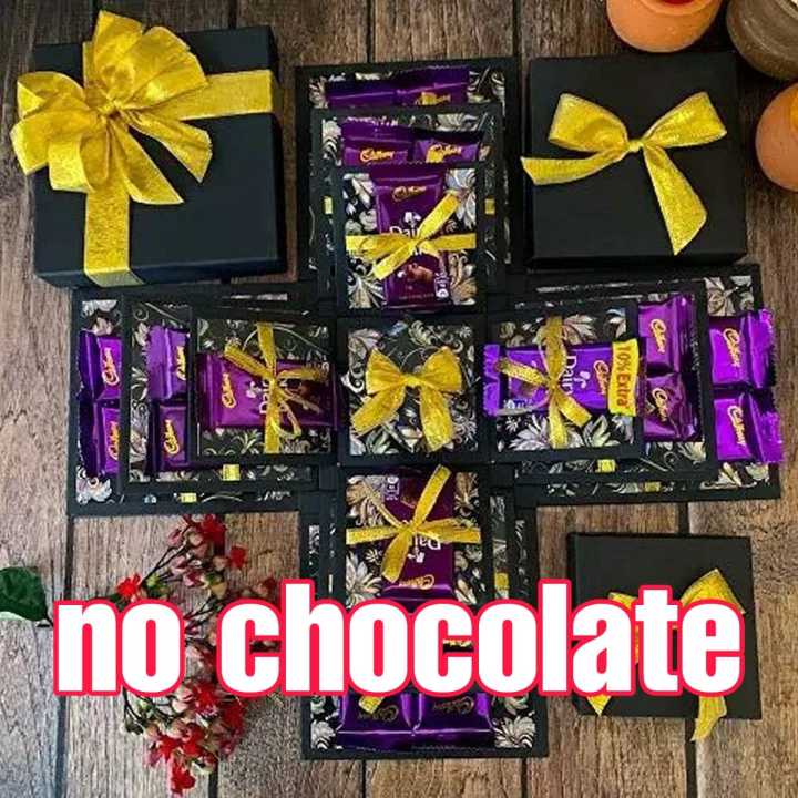Empty Chocolate Gift Box for Birthday and Anniversary-without chocolates