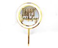 Birthday Stop Sign Cake Topper. 