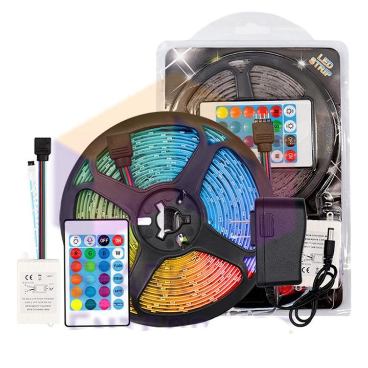 RGB%20Led%20Lights%20for%20Bedroom%205050%2015%20feet%20Led%20Strip%20Lights%20RGB%20LED%20Strip%20Color%20changing%20Flexible%20Rope%20Lights%20with%20Remote%20Control%20Best%20Quality%20RGB%20Led%20Strip%20Light%20for%20Home%20Decoration%20Complete%20kit%20with%2012V%20Adapter%20-%20Image%203
