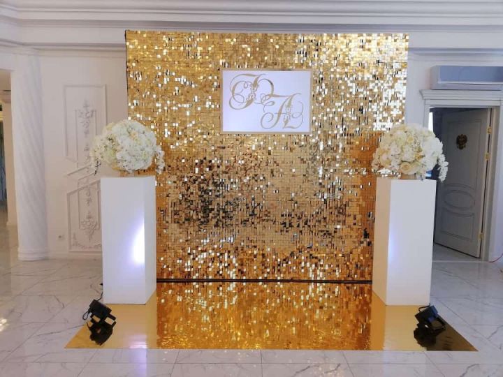Sequin Wall Panels / shimming Tiles / blink tiles / glitter wall sequin / glitter wall / glossy backdrop / wedding wall / party wall / glossy billboard / event design / party wall / birthday backdrop / events entrance / engagement walls