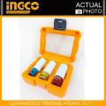 INGCO 3pcs 1/2" Non-Marring Lug Nut Socket Set (17,19,21mm). 